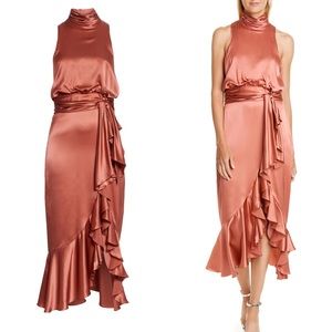 CINQ À SEPT silk dress